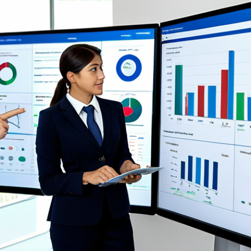 A diverse group of professional financial advisors, including men and women, in modest business suits, gathered around a large interactive screen displaying a complex, diversified investment portfolio with charts and graphs. The modern office environment is bright and spacious. They are engaged in a thoughtful discussion, pointing to different sections of the screen, with perfect anatomy, correct proportions, natural poses, well-formed hands, and proper finger count. The image emphasizes strategic planning and collaboration. safe for work, appropriate content, fully clothed, professional dress, family-friendly.