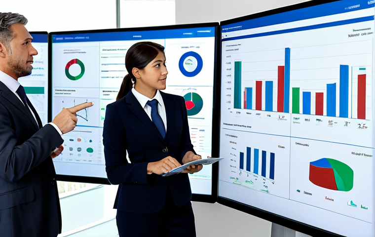 A diverse group of professional financial advisors, including men and women, in modest business suits, gathered around a large interactive screen displaying a complex, diversified investment portfolio with charts and graphs. The modern office environment is bright and spacious. They are engaged in a thoughtful discussion, pointing to different sections of the screen, with perfect anatomy, correct proportions, natural poses, well-formed hands, and proper finger count. The image emphasizes strategic planning and collaboration. safe for work, appropriate content, fully clothed, professional dress, family-friendly.