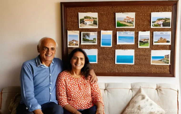 채권 투자에 적합한 장기적인 목표 설정 - **Prompt:** "A vibrant, warm image of a Portuguese family (mother, father, and a child around 8-10 y...