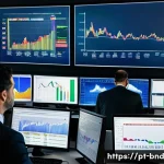 Home 21 채권의 유동성과 투자 전략 - A modern financial office scene in São Paulo, Brazil, showing a diverse group of professional invest...