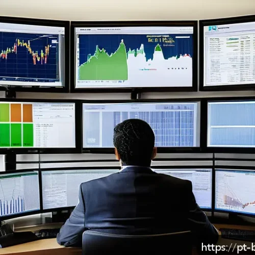 Home 28 채권 투자 관련 법적 규제 - A modern Brazilian investor at home office desk, reviewing government bond options on multiple compu...