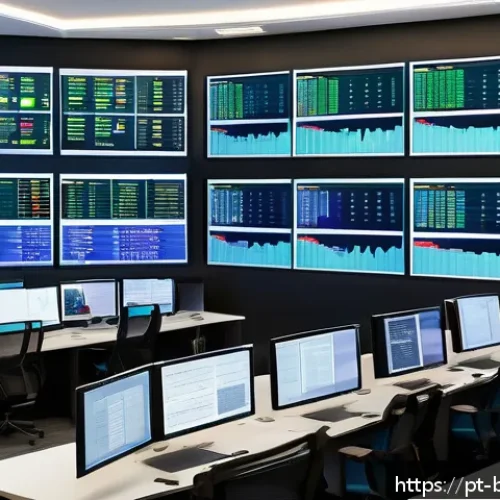 Home 17 채권 투자에서의 전문가 인터뷰 - A modern financial office scene showing a diverse group of Brazilian investors analyzing various typ...